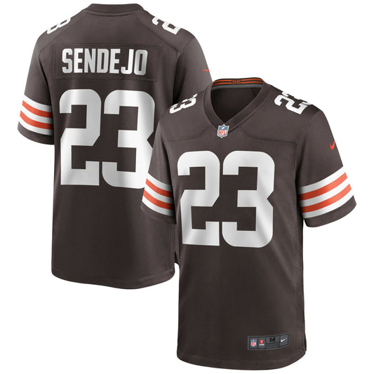 Andrew Sendejo Cleveland Browns Game Jersey - Brown
