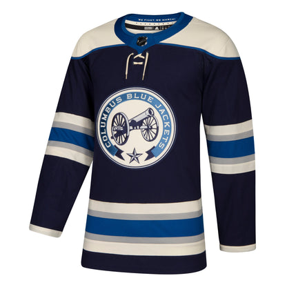 Columbus Blue Jackets Authentic Alternate Blank Jersey - Navy