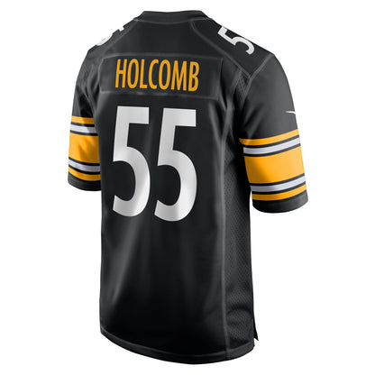 Cole Holcomb Pittsburgh Steelers Game Player Jersey - Black