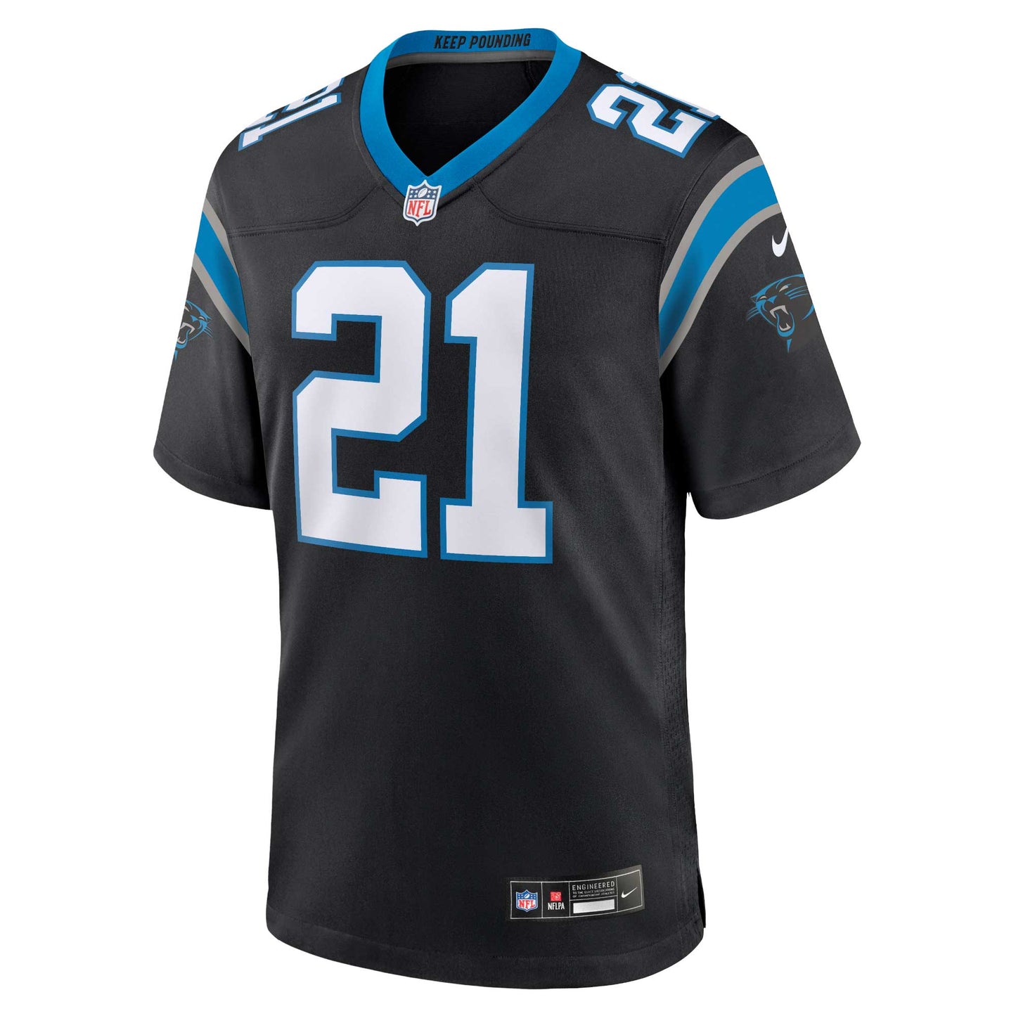 Jeremy Chinn Carolina Panthers Game Jersey - Black