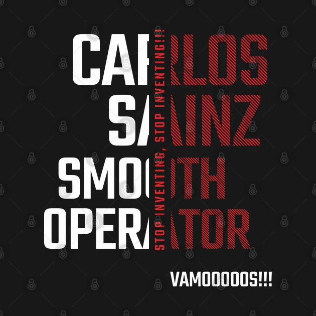 Carlos Sainz - Smooth Operator T-Shirt