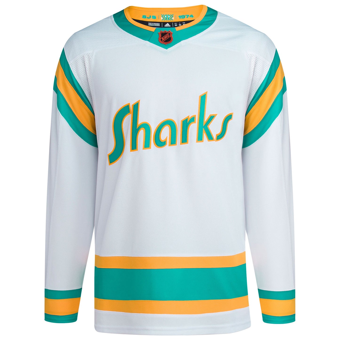 San Jose Sharks Reverse Retro 2.0 Authentic Blank Jersey - White