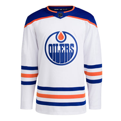 Edmonton Oilers Away Primegreen Authentic Pro Blank Jersey - White