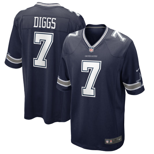 Trevon Diggs Dallas Cowboys Game Jersey - Navy