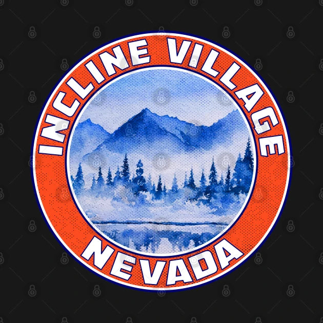 Ski Incline Village Nevada Lake Tahoe Skiing Hoodie