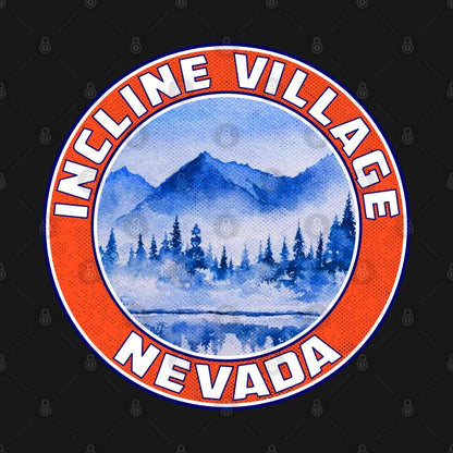 Ski Incline Village Nevada Lake Tahoe Skiing Hoodie