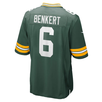 Kurt Benkert Green Bay Packers Player Game Jersey - Green