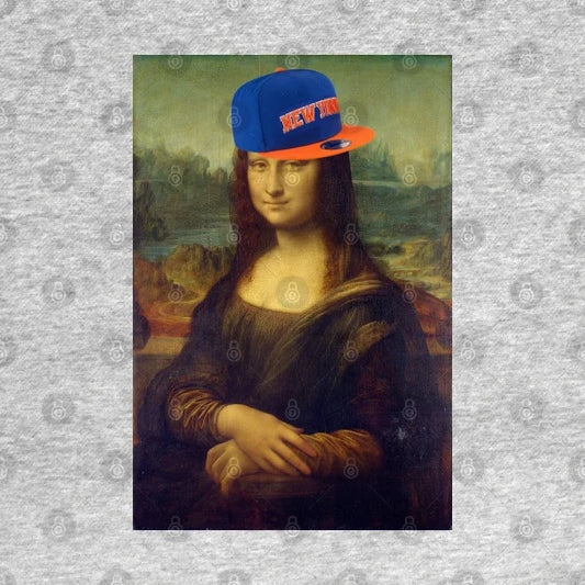 Mona Lisa Knicks T-Shirt