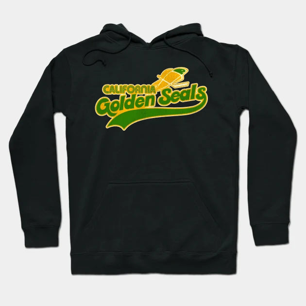 Defunct California Golden Seals Hockey Team Hoodie