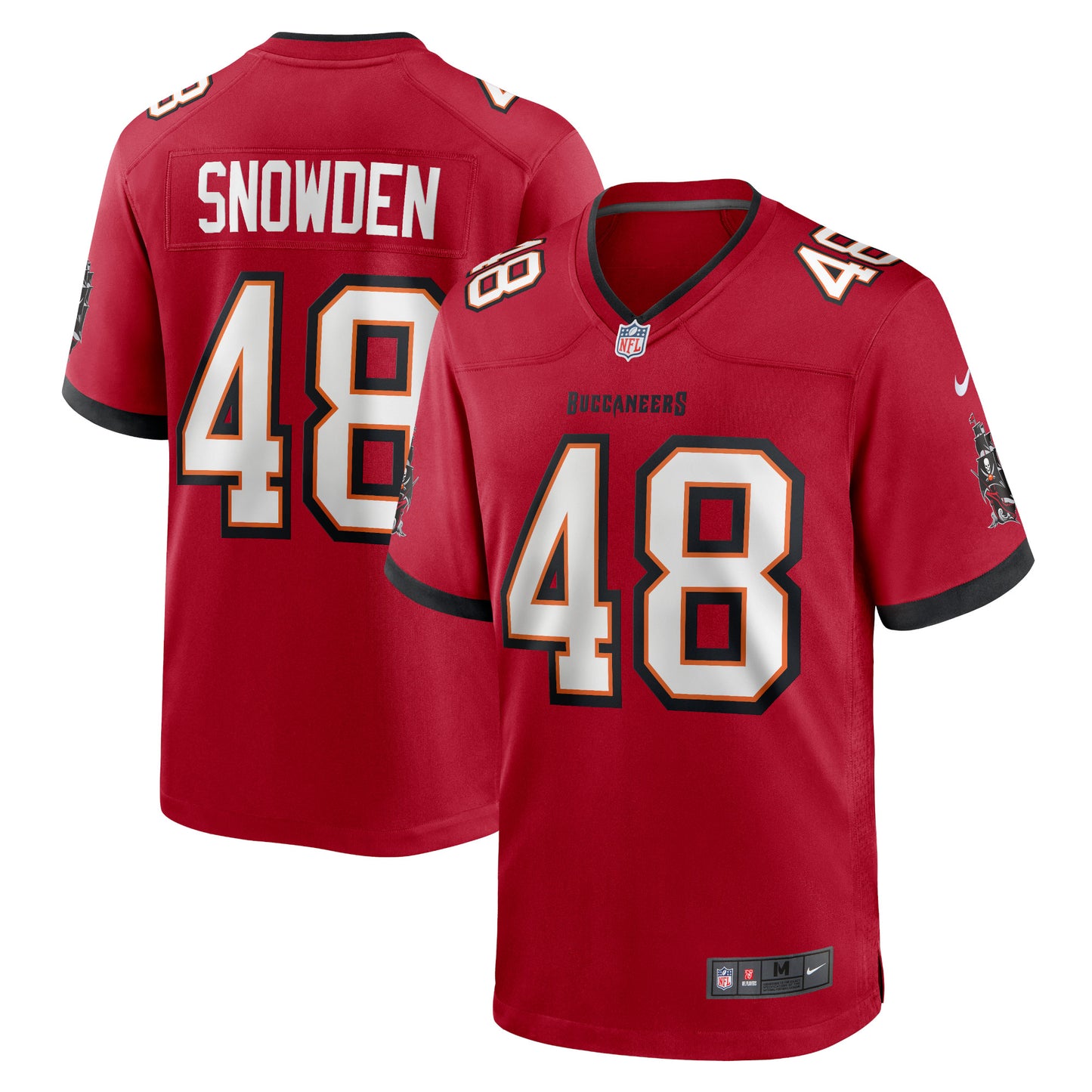 Charles Snowden Tampa Bay Buccaneers Home Game Player Jersey - Red