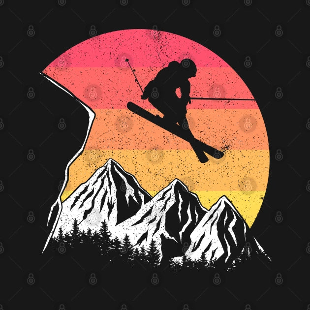 Vintage Alpine Skiing T-Shirt