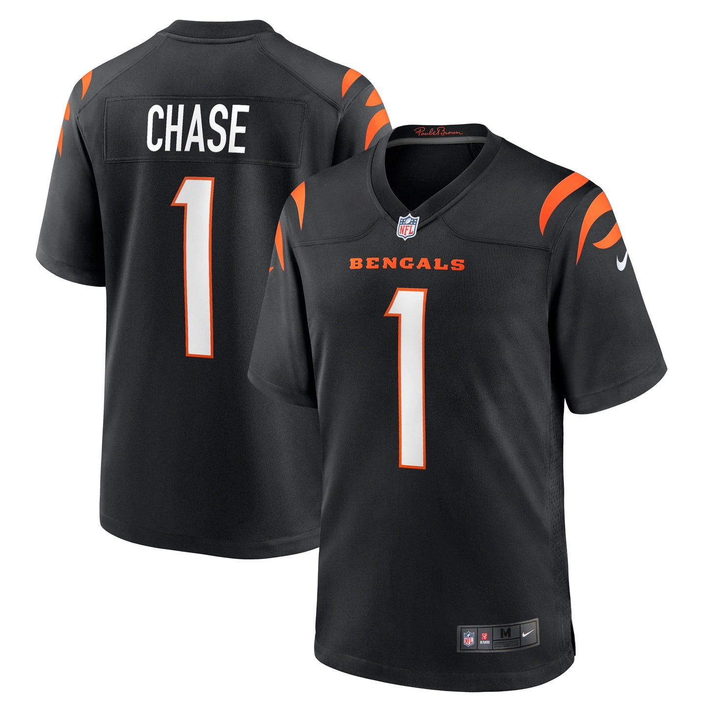 Ja'Marr Chase Cincinnati Bengals Game Jersey - Black