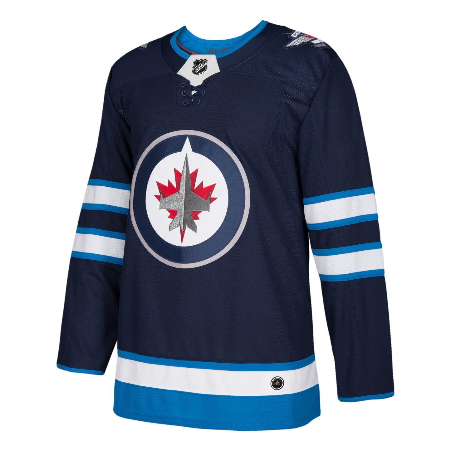 Winnipeg Jets Home Authentic Blank Jersey - Navy