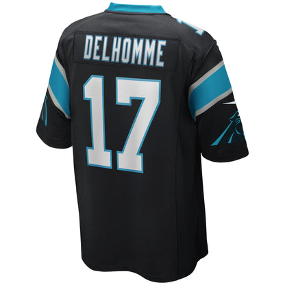 Jake Delhomme Carolina Panthers Game Retired Player Jersey - Black