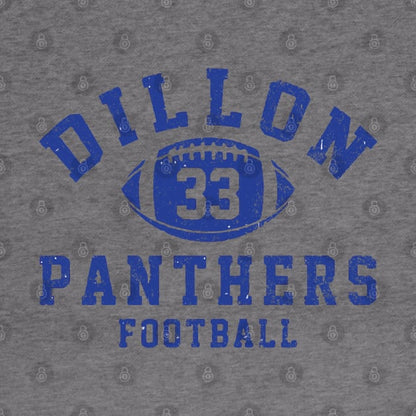 Dillon Panthers Football - #33 Tim Riggins - Vintage Logo Hoodie