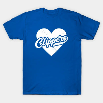 Vintage Clippers School Spirit  High School Football Mascot  Go Clippers T-Shirt