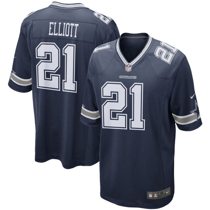Ezekiel Elliott Dallas Cowboys Game Team Jersey - Navy