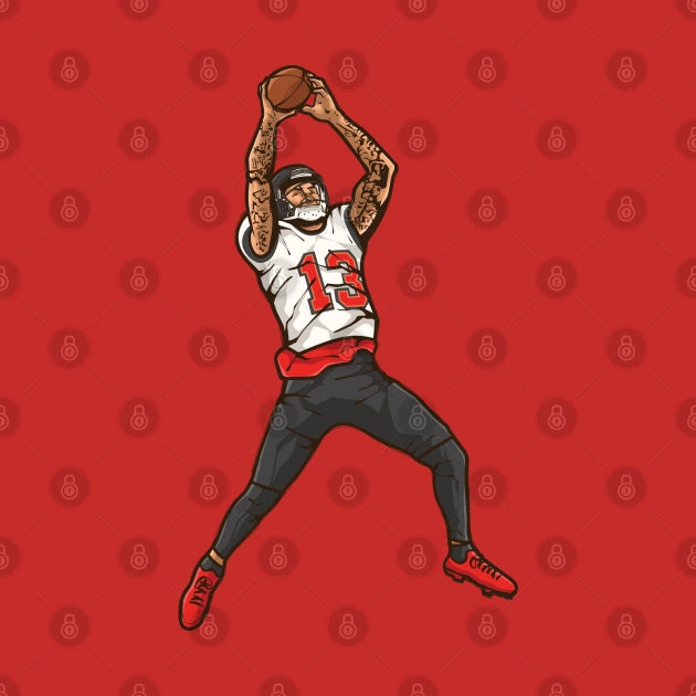 Mike Evans Catch Cartoon Hoodie