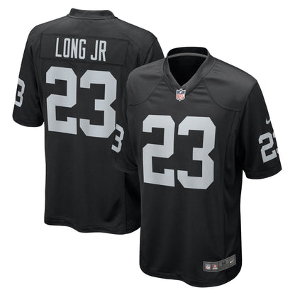 David Long Jr. Las Vegas Raiders Team Game Jersey - ?Black
