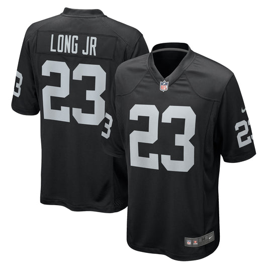 David Long Jr. Las Vegas Raiders Team Game Jersey - ?Black