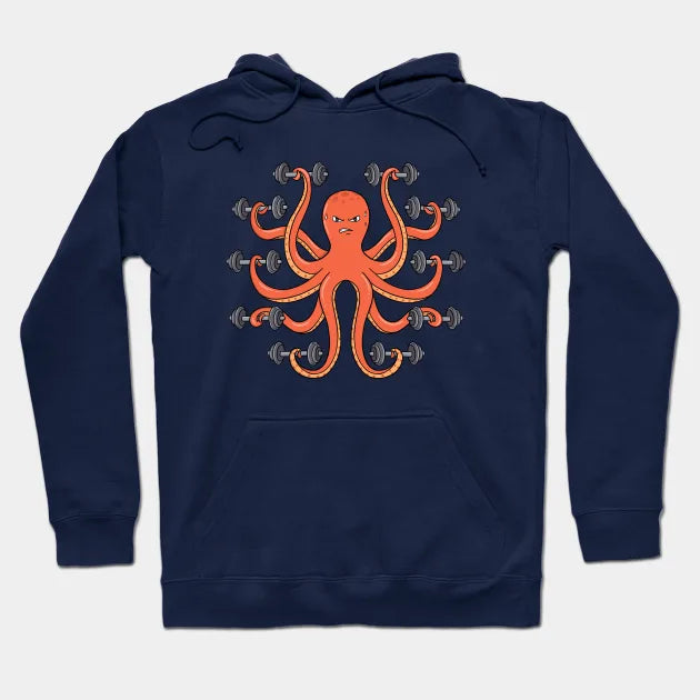 Gym Funny Octopus Hoodie