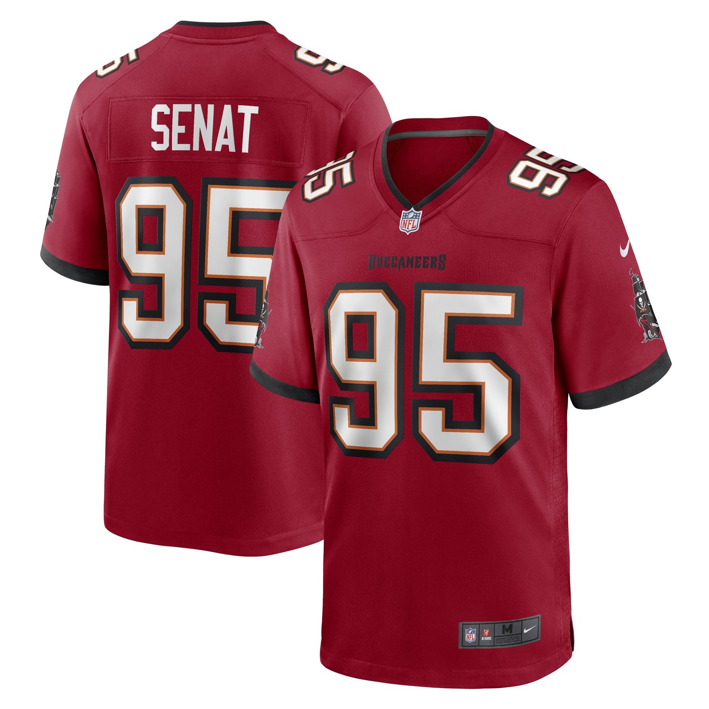 Deadrin Senat Tampa Bay Buccaneers Game Player Jersey - Red