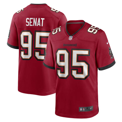 Deadrin Senat Tampa Bay Buccaneers Game Player Jersey - Red