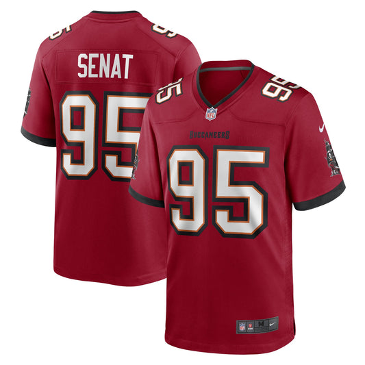 Deadrin Senat Tampa Bay Buccaneers Game Player Jersey - Red