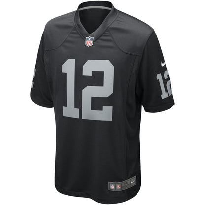 Ken Stabler Las Vegas Raiders Game Retired Player Jersey - Black