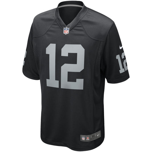 Ken Stabler Las Vegas Raiders Game Retired Player Jersey - Black