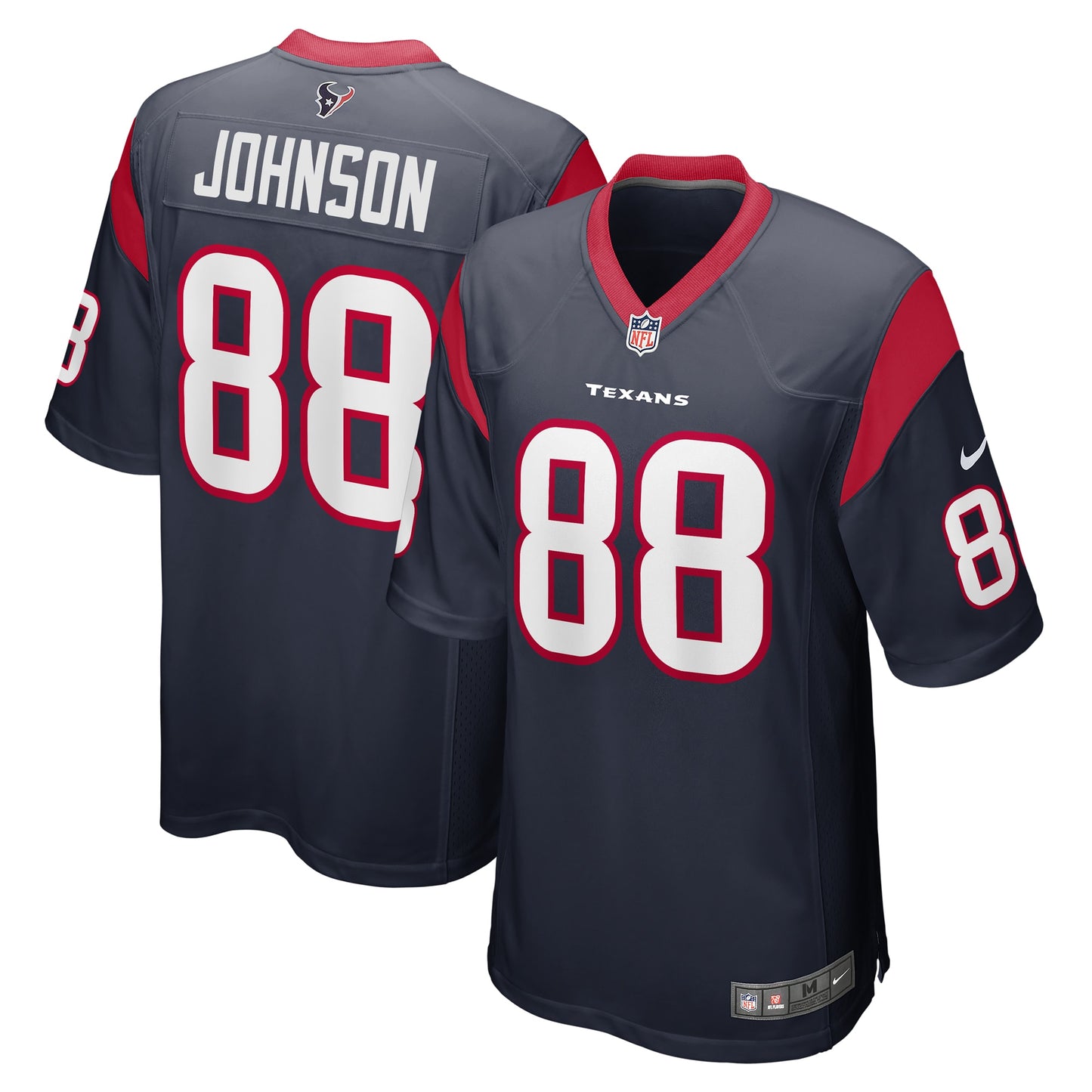 Johnny Johnson Houston Texans Team Game Jersey - ?Navy
