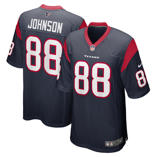 Johnny Johnson Houston Texans Team Game Jersey - ?Navy