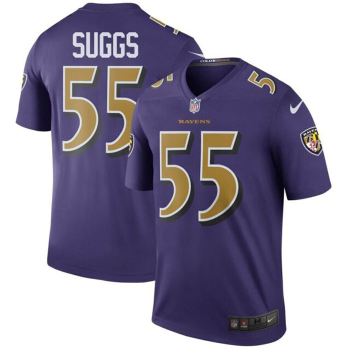 Men's Baltimore Ravens Terrell Suggs Legend Jersey - Purple