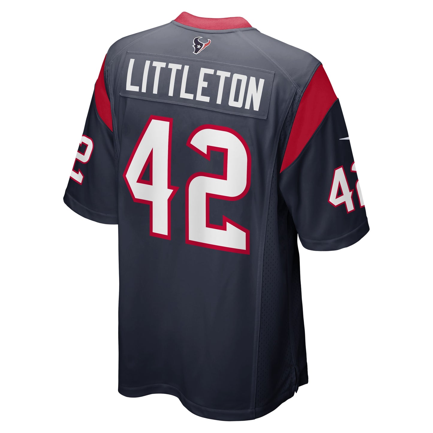 Cory Littleton Houston Texans Game Player Jersey - Navy