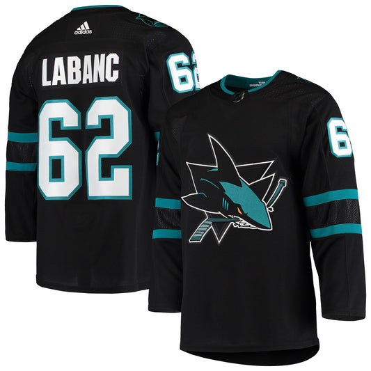 Kevin Labanc San Jose Sharks Alternate Authentic Jersey - Black