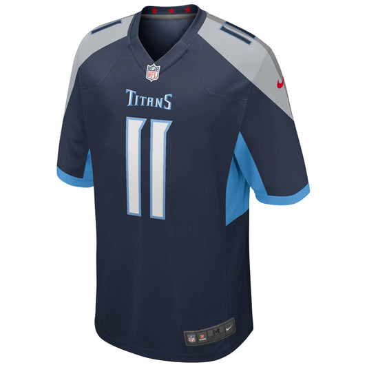 AJ Brown Tennessee Titans Game Jersey - Navy