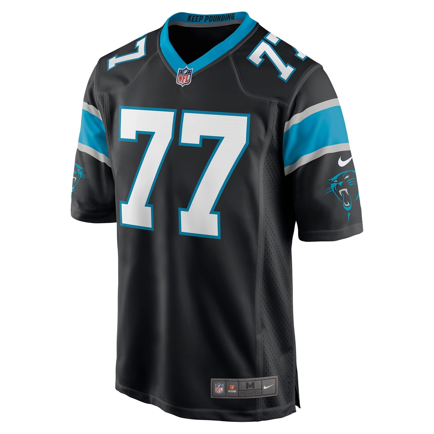 Deonte Brown Carolina Panthers Game Player Jersey - Black