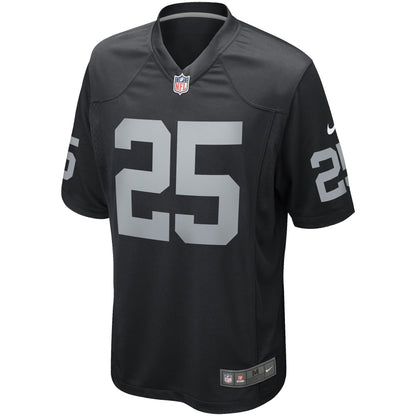 Fred Biletnikoff Las Vegas Raiders Game Retired Player Jersey - Black