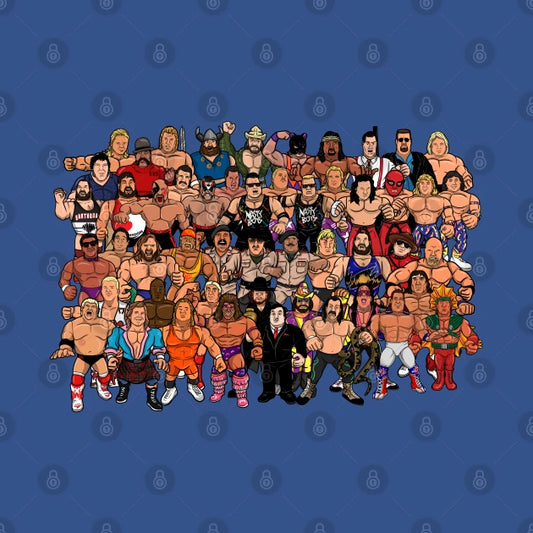 1991 Wrestling Roster T-Shirt