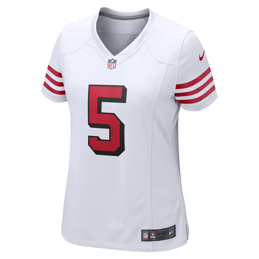 Trey Lance San Francisco 49ers Women's Player Jersey - White