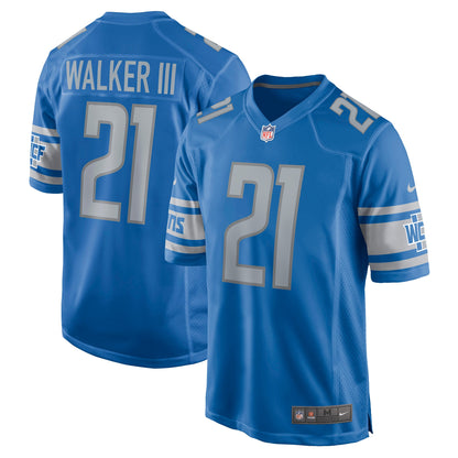 Tracy Walker III Detroit Lions Game Jersey - Blue
