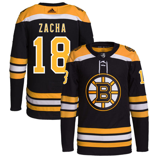 Pavel Zacha Boston Bruins Home Primegreen Authentic Pro Jersey - Black