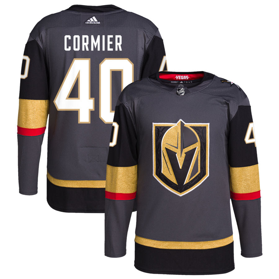 Lukas Cormier Vegas Golden Knights Alternate Authentic Pro Jersey - Gray