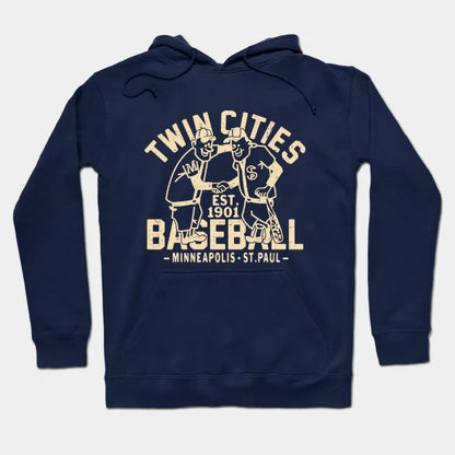 Minnesota Twins Retro 1 By Buck Tee Hoodie