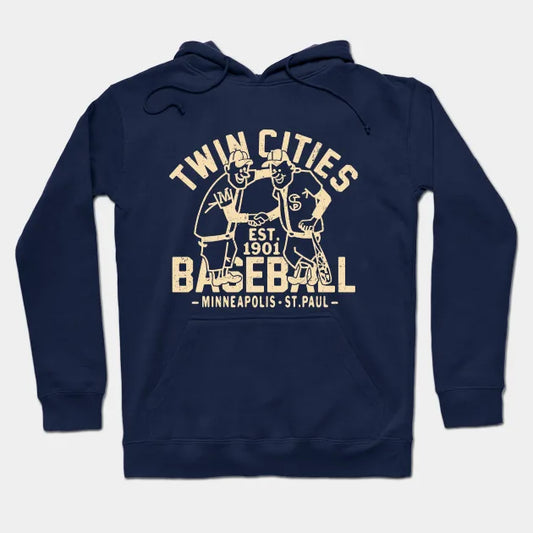 Minnesota Twins Retro 1 By Buck Tee Hoodie