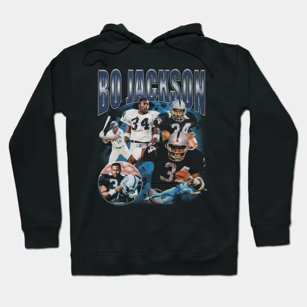 Bo Jackson Vintage Bootleg Hoodie