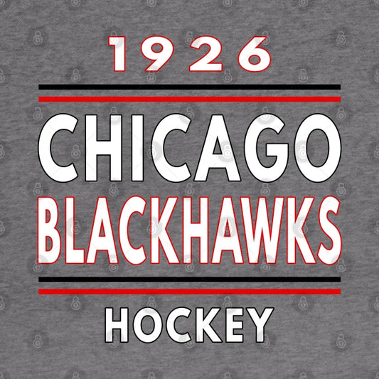 1926 Chicago Blackhawks Hockey Classis Hoodie