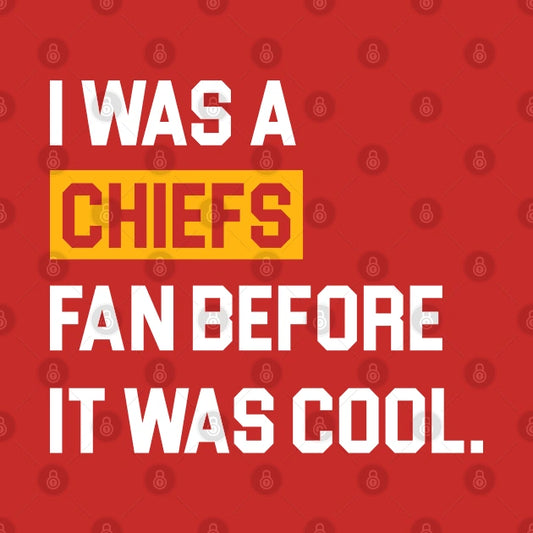 I Was A Chiefs Fan Before It Was Cool Hoodie