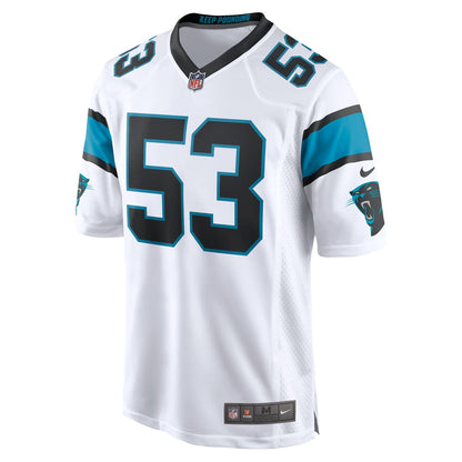 Men's Carolina Panthers Brian Burns Game Jersey - White