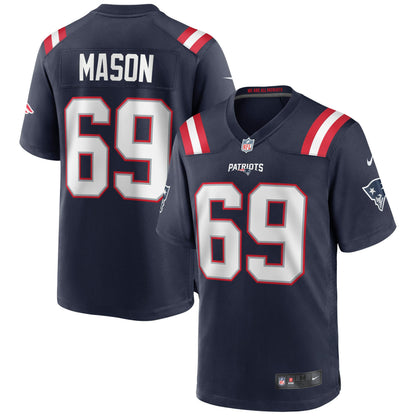 Shaq Mason New England Patriots Game Jersey - Navy